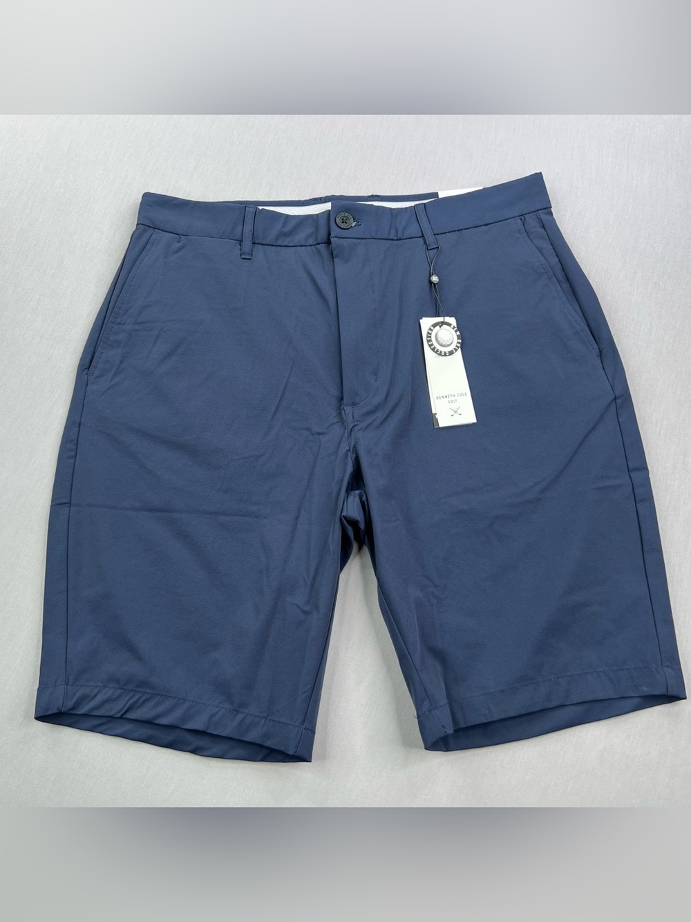KENNETH COLE NAVY BLUE 10” GOLF SHORTS